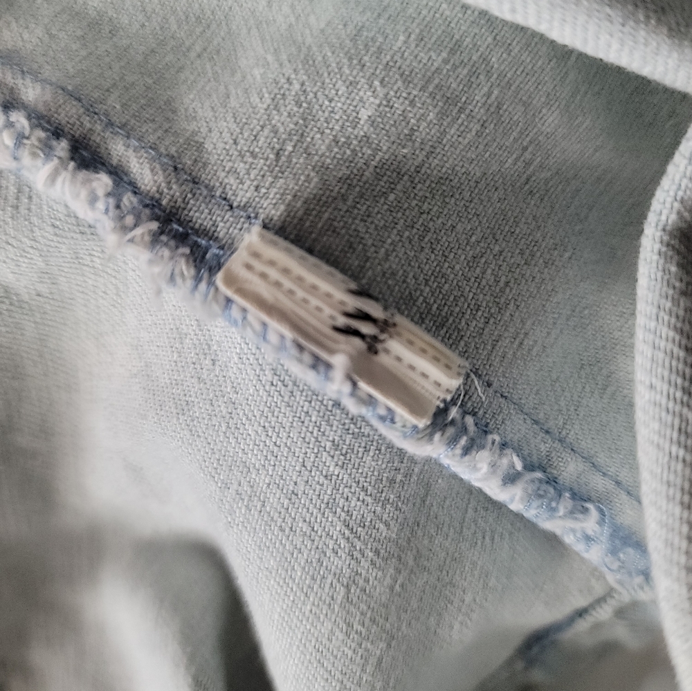 FOREVER 21 Denim Crop Top, Size S - Picture 6 of 8